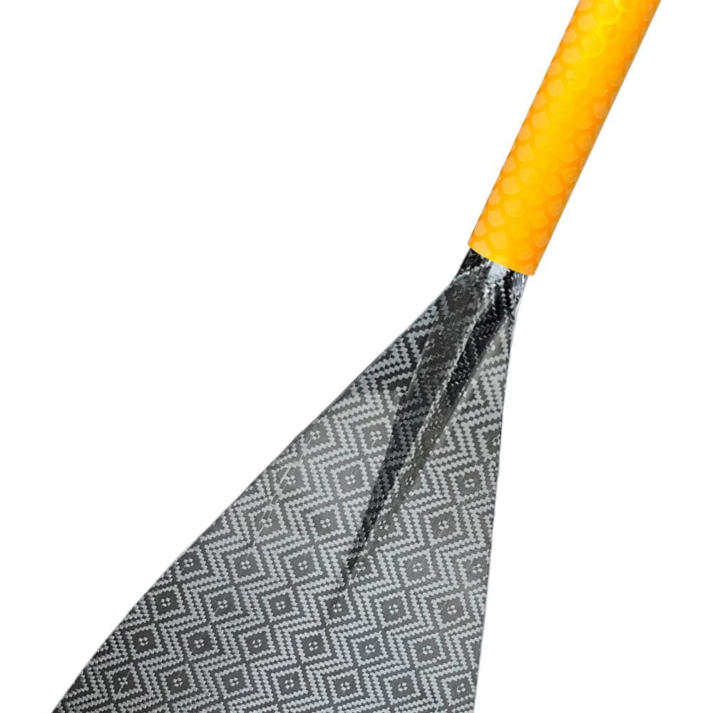 ZJ Full Carbon Outrigger Canoe Paddle Upper Bent Shaft with Anti Skid Grip for Va'a (FCOC-UB, New Weave)